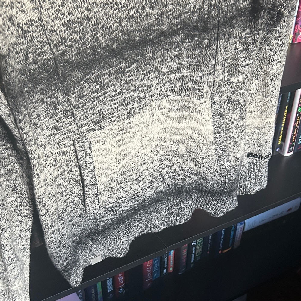 Bench Black and Gray Cowl Neck Sweater - Picture 3 of 3
